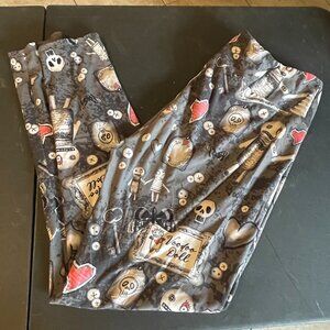 Voodoo Doll Horror Legging Pants Halloween Horror Size 2X (104)